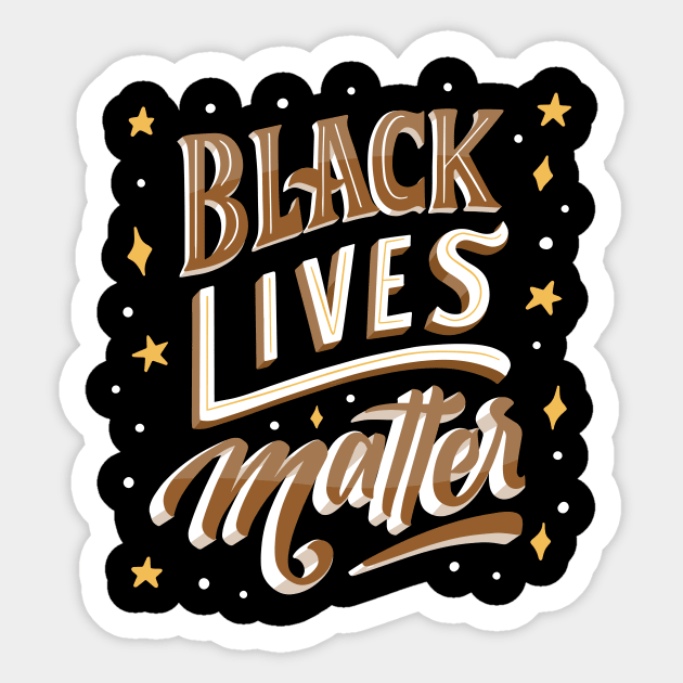 Black Lives Matter Sticker by Utopia Shop